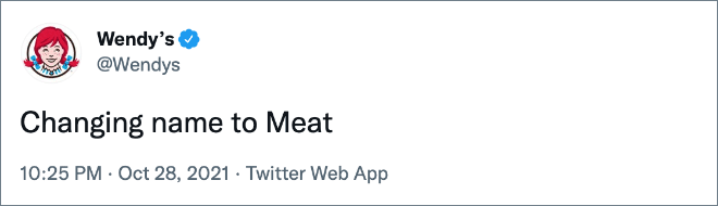 Changing name to Meat