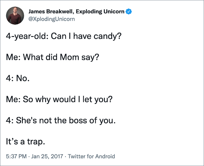 Can I have candy?