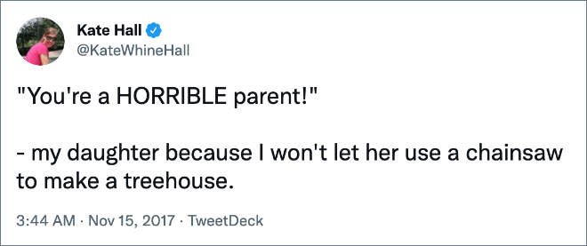 "You're a HORRIBLE parent!"
