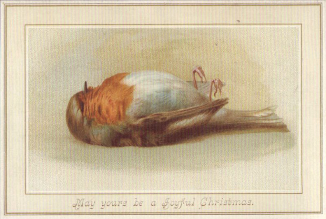 Christmas card from the Victorian era.
