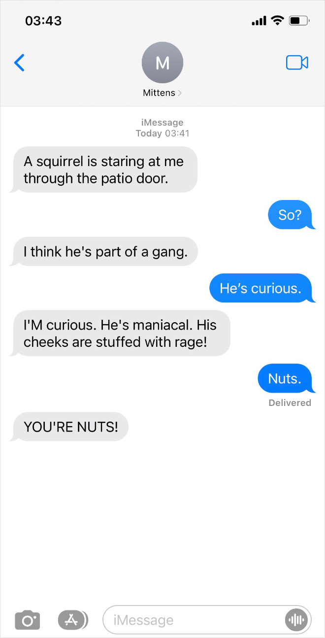 YOU ARE NUTS!