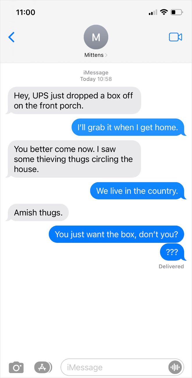 Amish thugs.