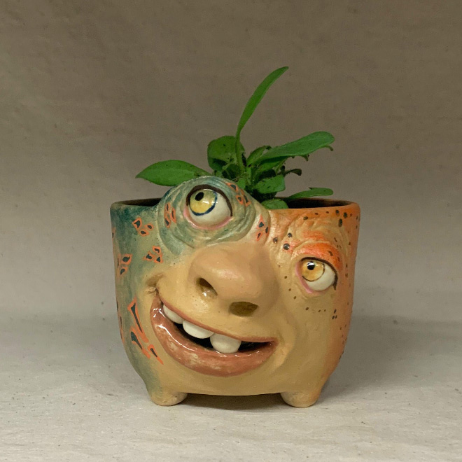 Weird pottery.