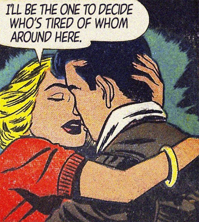 When classic comic books meet modern love...