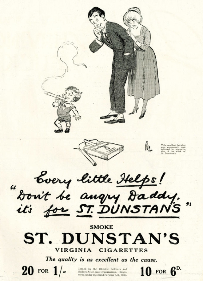 Crazy vintage tobacco ad.