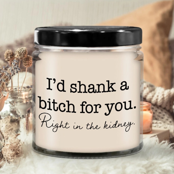 Funny candle.