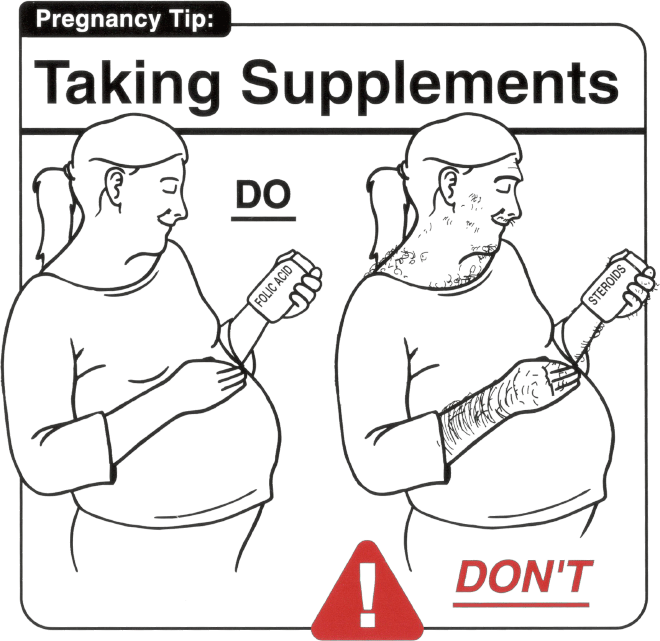 Taking supplements.