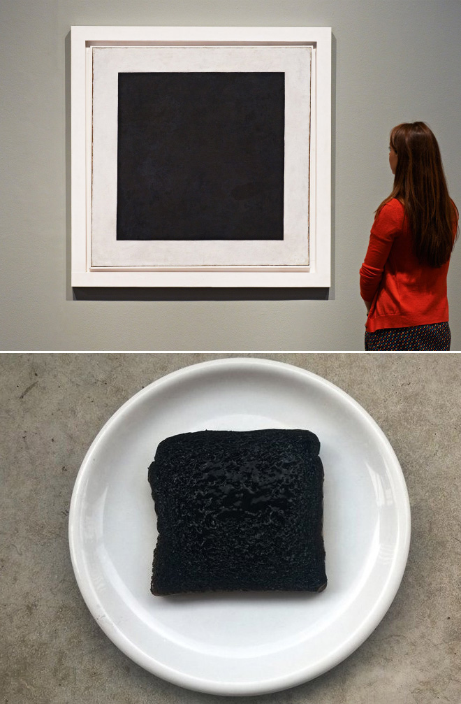 When sandwich meets art...