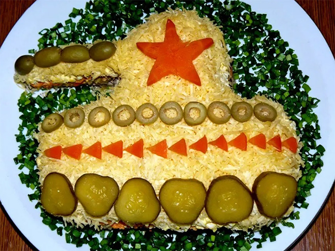 Russian food tank.