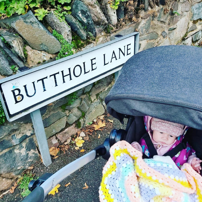 Growing up on Butthole Lane.