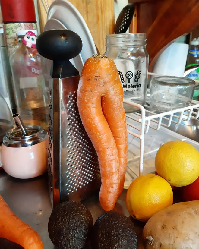 Very seductive carrot.