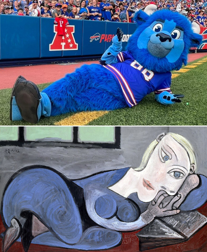 Mascot vs. art.