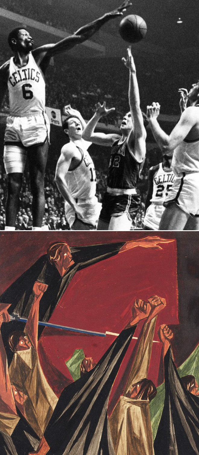 Basketball vs. art.