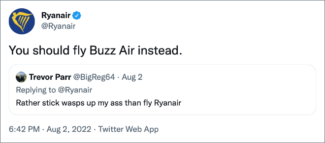 You should fly Buzz Air instead.