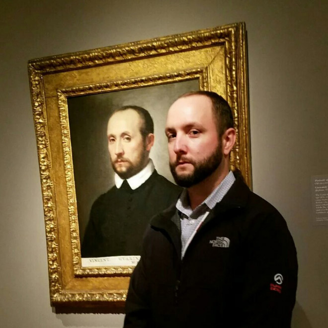 Accidental museum double.