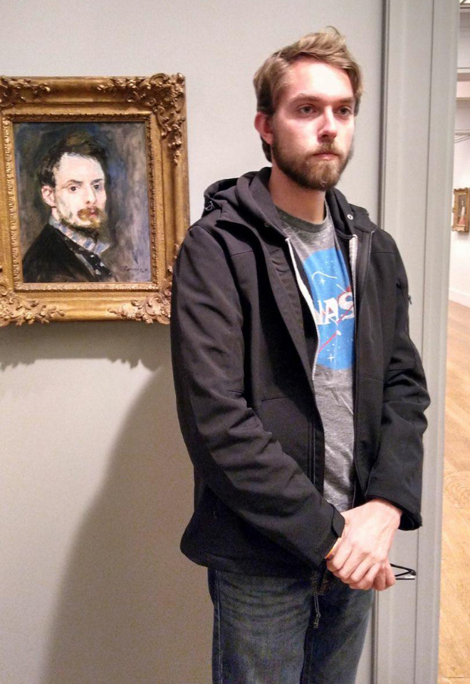 Accidental museum double.