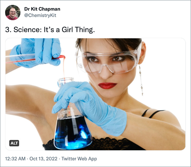 3. Science: It’s a Girl Thing.