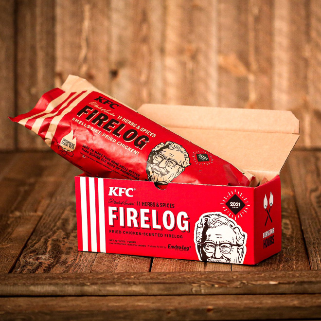 KFC firelog.
