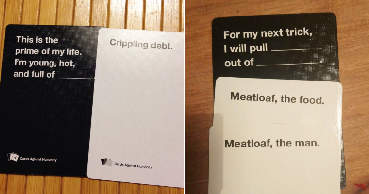 Hilarious “Cards Against Humanity” Answers
