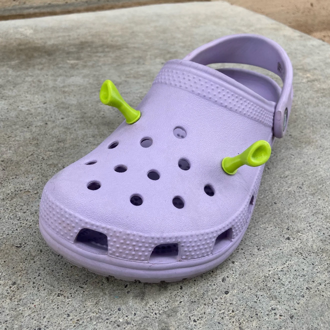 Crocs are the ideal footwear for ogres.