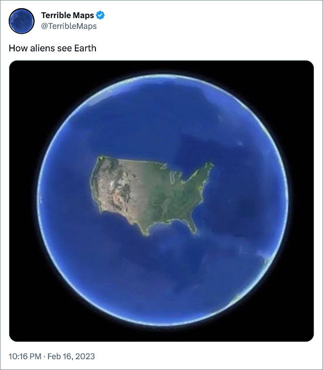 How aliens see Earth