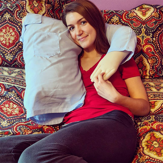 Boyfriend pillow.