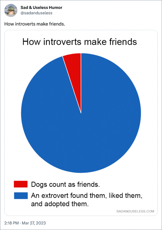 How introverts make friends.