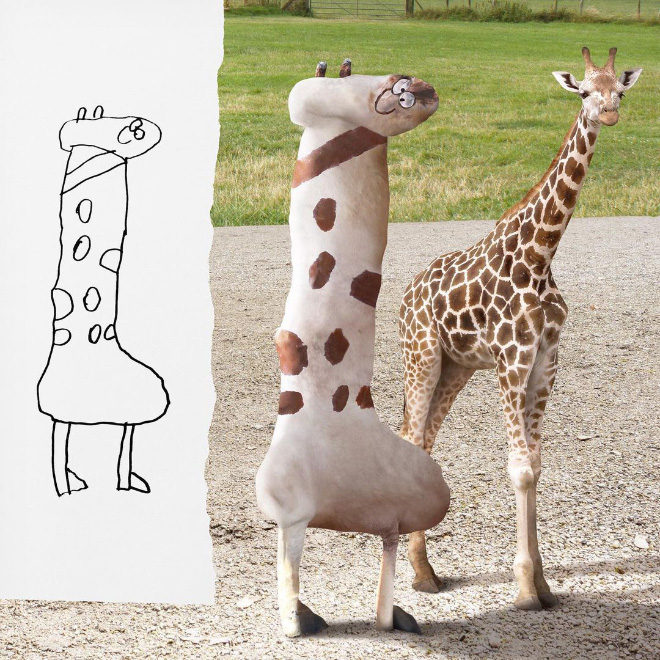 When kids drawings come to life...
