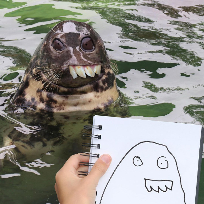 When kids drawings come to life...
