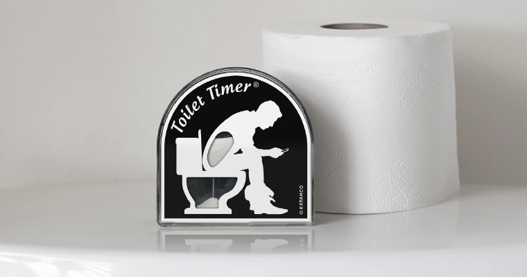 Toilet Timer: Become a More Efficient Pooper