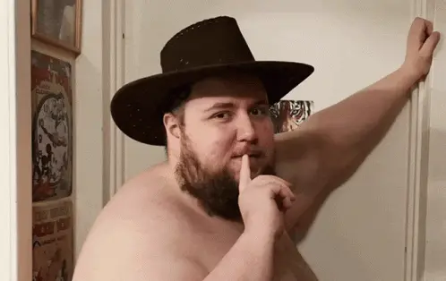 Sexy cowboy GIF.