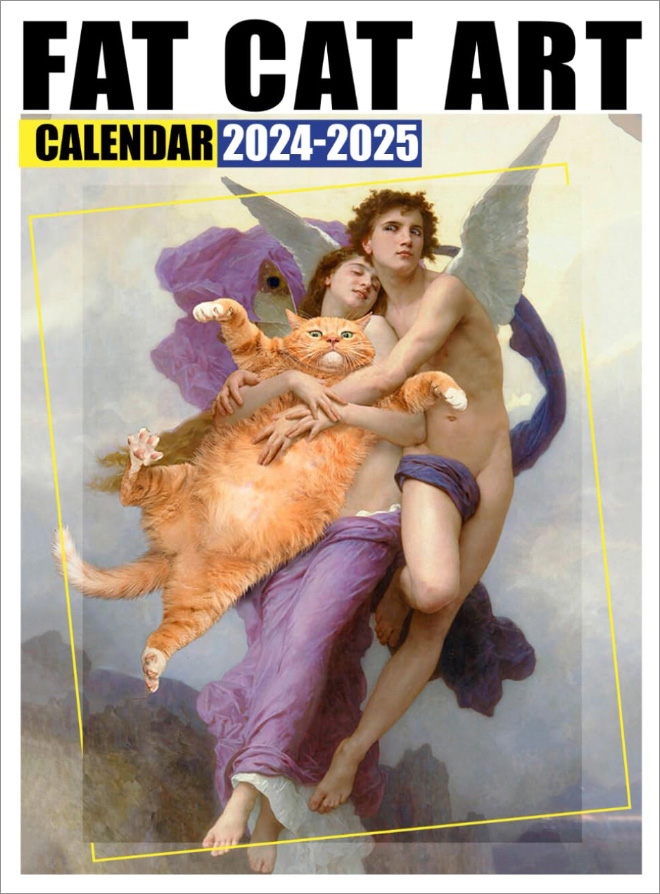 Fat Cat Art calendar for 2024.