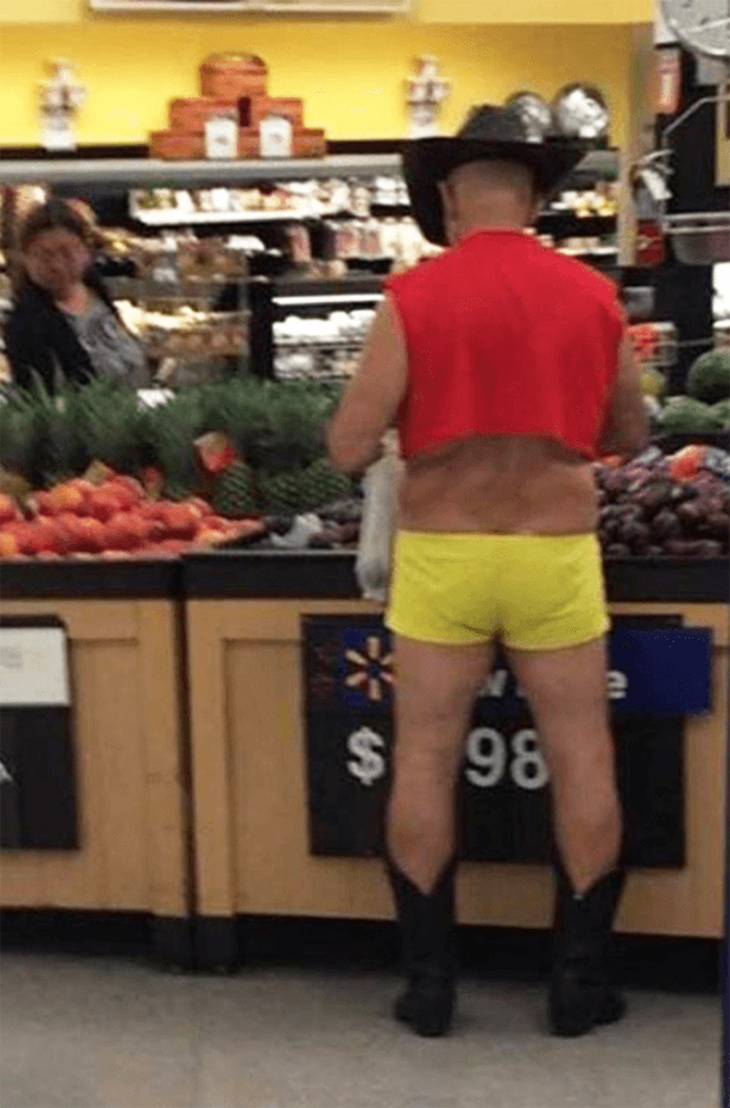 Walmart fashion.