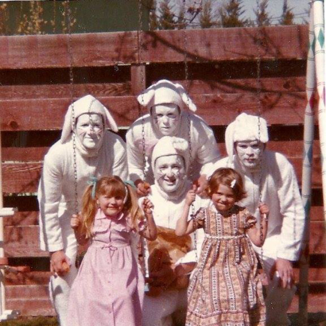 Awkward Easter family photo.